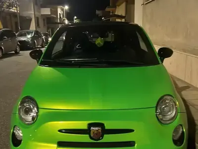 Usata Abarth 500 135 CV (99 kW) 2013 Verde Berlina
