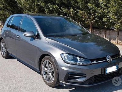 Usata VW Golf VII R-line 150 CV (110 kW) 2019 Grigio Berlina