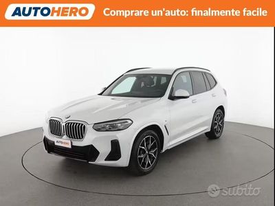 Usata BMW X3 M Sport 190 CV (139 kW) 2022 Bianco SUV
