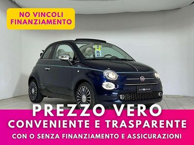 Usata Fiat 500C Riva 95 CV (69 kW) 2017 Blu/azzurro Cabrio