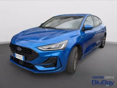 Usata Ford Focus ST-Line 125 CV (91 kW) 2023 Blu Berlina