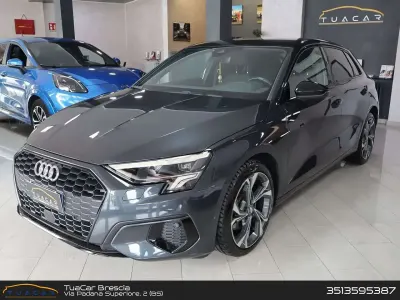 Usata Audi A3 Advanced Plus 150 CV (110 kW) 2020 Grigio Berlina
