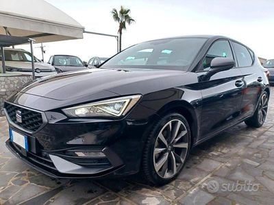 Usata Seat Leon FR 150 CV (110 kW) 2022 Nero Berlina