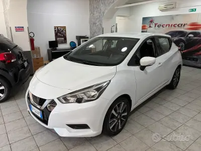 Usata Nissan Micra Tekna 90 CV (66 kW) 2018 Bianco Utilitaria