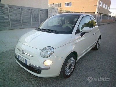 Usata Fiat 500 Lounge 95 CV (69 kW) 2011 Bianco Utilitaria