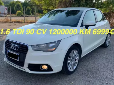 Usata Audi A1 Ambition 90 CV (66 kW) 2013 Bianco Utilitaria