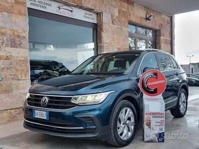 Usata VW Tiguan Life 150 CV (110 kW) 2021 Blu SUV