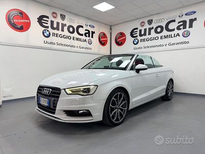 Usata Audi A3 Cabriolet Ambition 150 CV (110 kW) 2015 Bianco Cabrio