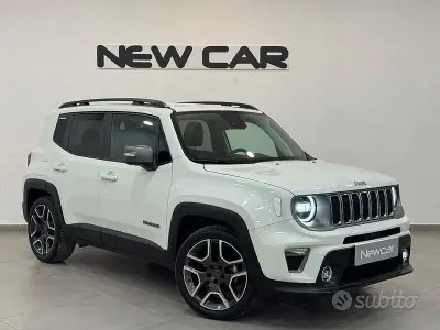 Käytetty Jeep Renegade Limited 120 HP (88 kW) 2019 Valkoinen Katumaasturi