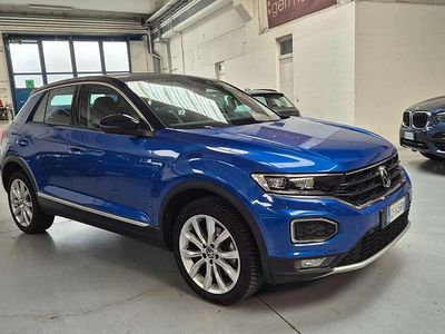 Usata VW T-Roc Advance 150 CV (110 kW) 2021 Blu/azzurro SUV