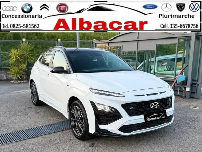 Usata Hyundai Kona N Line 136 CV (100 kW) 2021 Bianco SUV