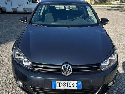 Usata VW Golf VI 160 CV (117 kW) 2010 Blu Utilitaria