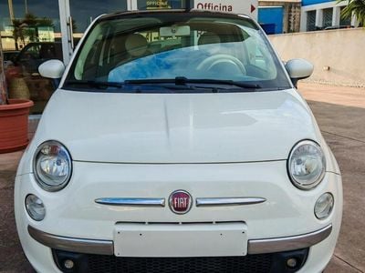 Usata Fiat 500 Lounge 95 CV (69 kW) 2010 Bianco Berlina