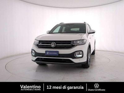 Usata VW T-Cross R-line 110 CV (80 kW) 2022 Bianco SUV