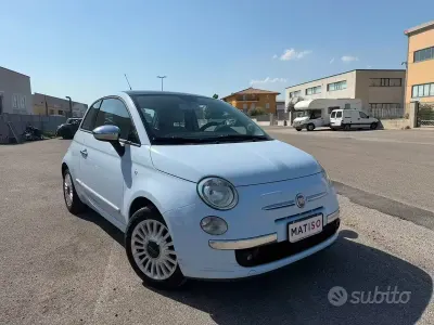 Usata Fiat 500 69 CV (50 kW) 2009 Bluazzurro Cabrio