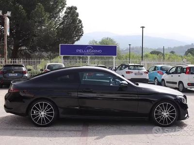 Usata Mercedes C220 Premium Plus 170 CV (125 kW) 2016 Nero Coupé
