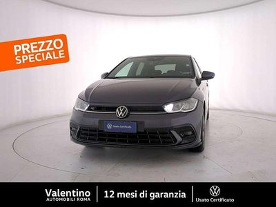 Usata VW Polo R-line 95 CV (69 kW) 2023 Grigio Berlina