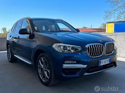 Usata BMW X3 xLine 190 CV (139 kW) 2019 Blu/azzurro SUV