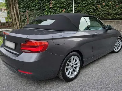 Usata BMW 218 Advantage 150 CV (110 kW) 2018 Nero Cabrio