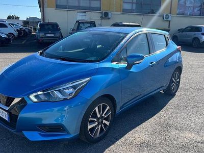 Gebraucht Nissan Micra 71 PS (52 kW) 2018 Blau Kleinwagen
