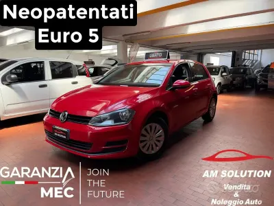 Usata VW Golf VII 105 CV (77 kW) 2013 Rosso Berlina