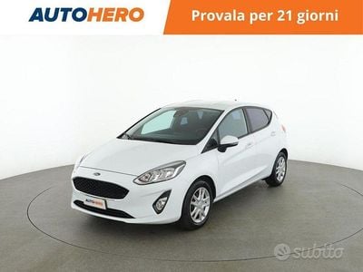 Usata Ford Fiesta 71 CV (52 kW) 2018 Bianco Utilitaria