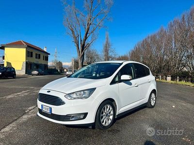 Usata Ford C-MAX Titanium S 125 CV (91 kW) 2017 Bianco Monovolume