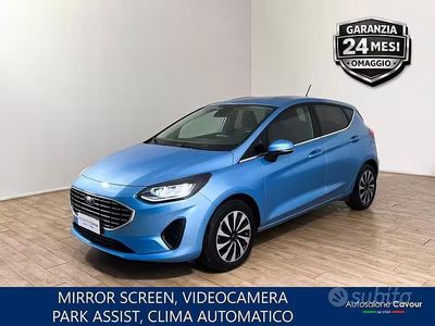 Occasion Ford Fiesta Titanium 75 ch (55 kW) 2022 Bleue Citadine