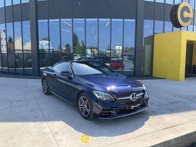 Usata Mercedes C200 Premium 184 CV (135 kW) 2020 Blu/azzurro Cabrio