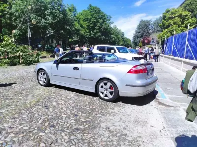 Usata Saab 9-3 Cabriolet 175 CV (128 kW) 2009 Grigio Cabrio