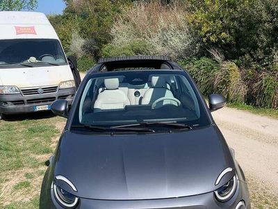 Usata Fiat 500e La Prima 69 kW (95 CV) 2020 Grigio Cabrio