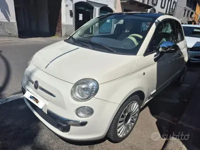 Occasion Fiat 500 Lounge 69 PK (50 kW) 2008 Wit Sedan