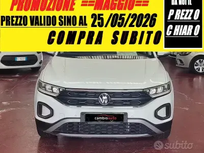 Usata VW T-Roc Life 110 CV (80 kW) 2023 Bianco SUV