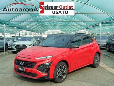 Usata Hyundai Kona N Line 120 CV (88 kW) 2022 Rosso metallizzato SUV