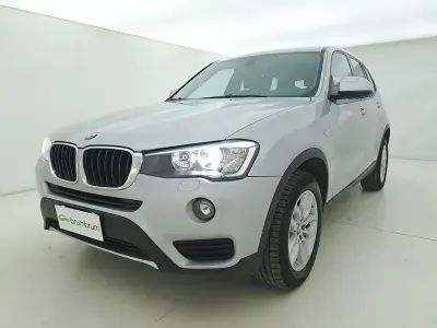 Begagnad BMW X3 Advantage 190 HK (139 kW) 2016 Silver SUV