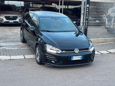 Usata VW Golf VII R-line 115 CV (84 kW) 2017 Nero Berlina