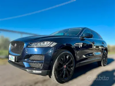 Usata Jaguar F-Pace Prestige 241 CV (177 kW) 2017 Blu SUV