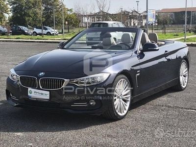 Usata BMW 420 Luxury Line 190 CV (139 kW) 2016 Blu Cabrio