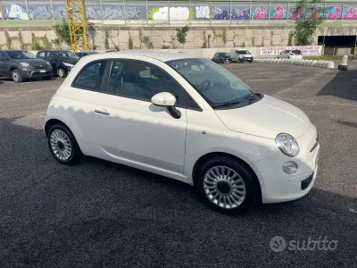 Usata Fiat 500 Pop 69 CV (50 kW) 2009 Bianco Cabrio