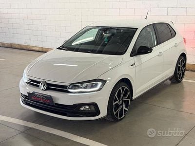 Usata VW Polo R-line 116 CV (85 kW) 2019 Bianco Utilitaria