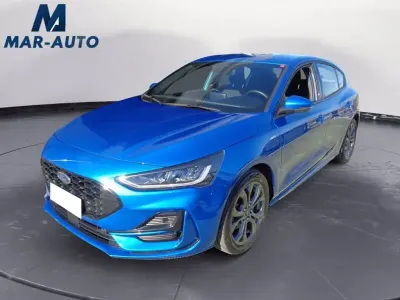 Usata Ford Focus ST-Line 125 CV (91 kW) 2022 Blu/azzurro Berlina