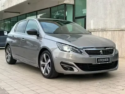 Usata Peugeot 308 GT-line 120 CV (88 kW) 2016 Nero Berlina