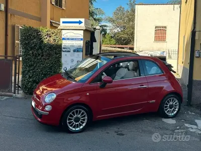 Usata Fiat 500C 69 CV (50 kW) 2011 Rosso Cabrio