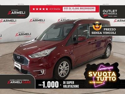 Usata Ford Tourneo Connect Titanium 120 CV (88 kW) 2019 Rosso Monovolume