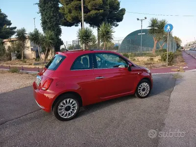 Usata Fiat 500 Lounge 69 CV (50 kW) 2016 Rosso Berlina