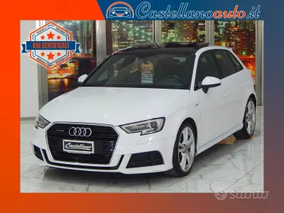 Usata Audi A3 S-Line 184 CV (135 kW) 2016 Bianco Berlina