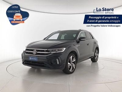 Usata VW T-Roc R-line 116 CV (85 kW) 2023 Deep black perlato SUV