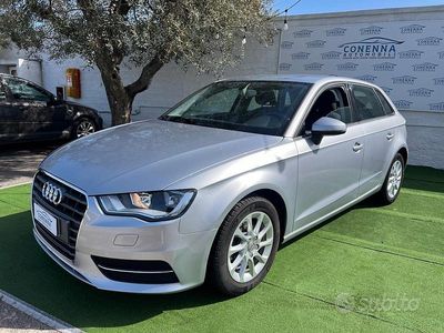 Usata Audi A3 Young 110 CV (80 kW) 2015 Grigio Berlina