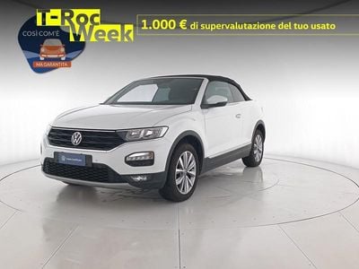 Usata VW T-Roc Style 116 CV (85 kW) 2021 Pure white nero SUV