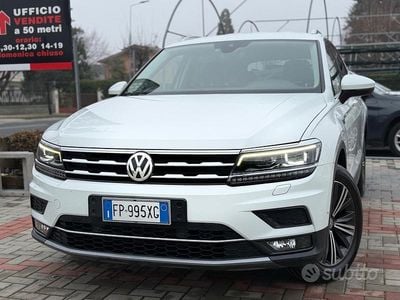 Usata VW Tiguan Allspace Advance 150 CV (110 kW) 2018 Bianco SUV
